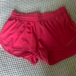 Lululemon hot pink hotty hot shorts!